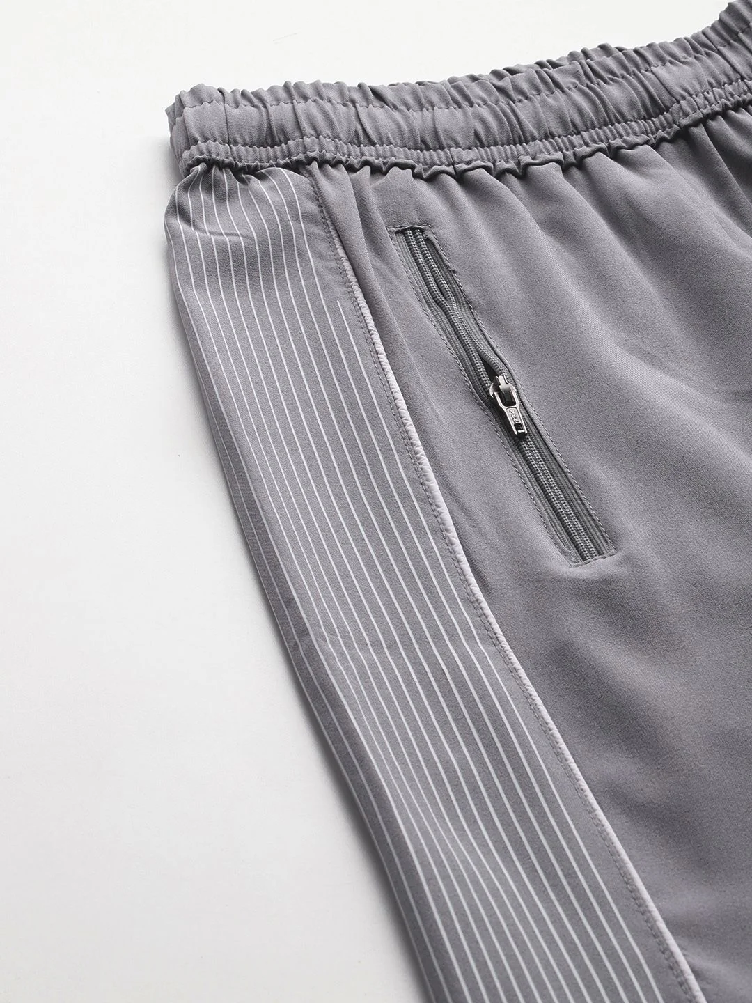 HRX by Hrithik Roshan Men Striped Detail Training Track Pants - Image 6
