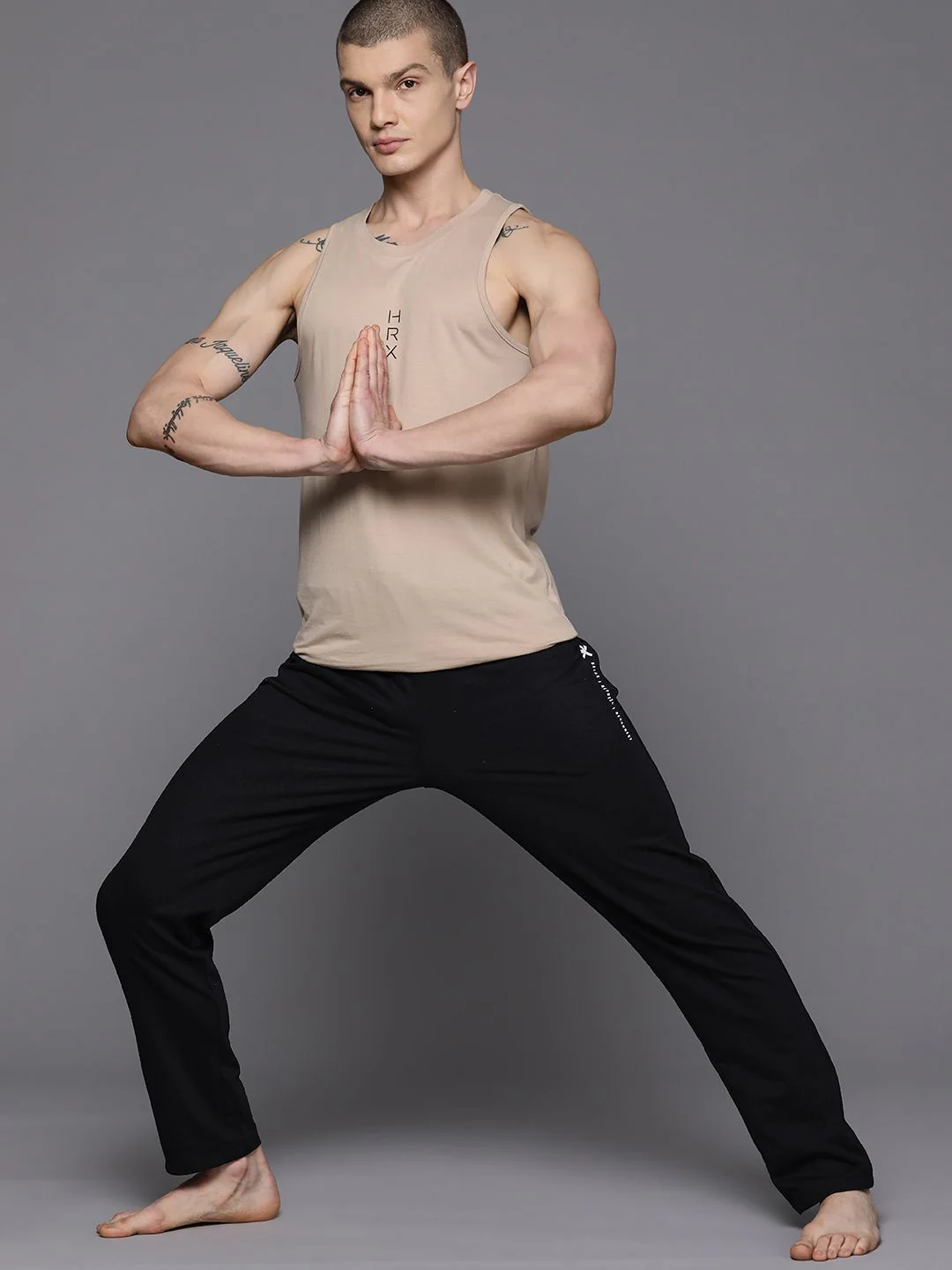 HRX by Hrithik Roshan Men Wellness Finish Yoga Track Pants - Image 5