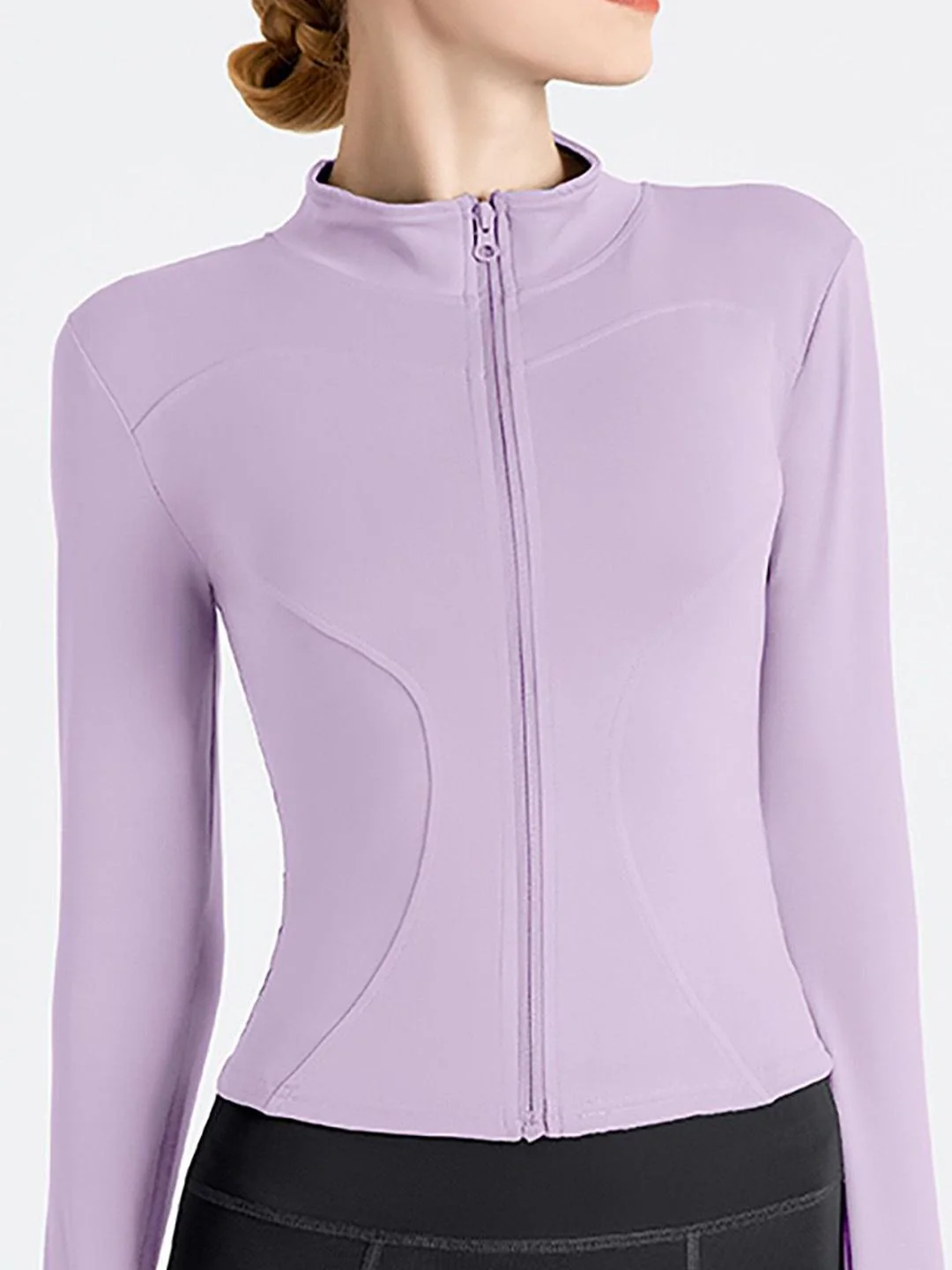 HRX by Hrithik Roshan Mock Collar Long Sleeves Sporty Jacket - Image 2