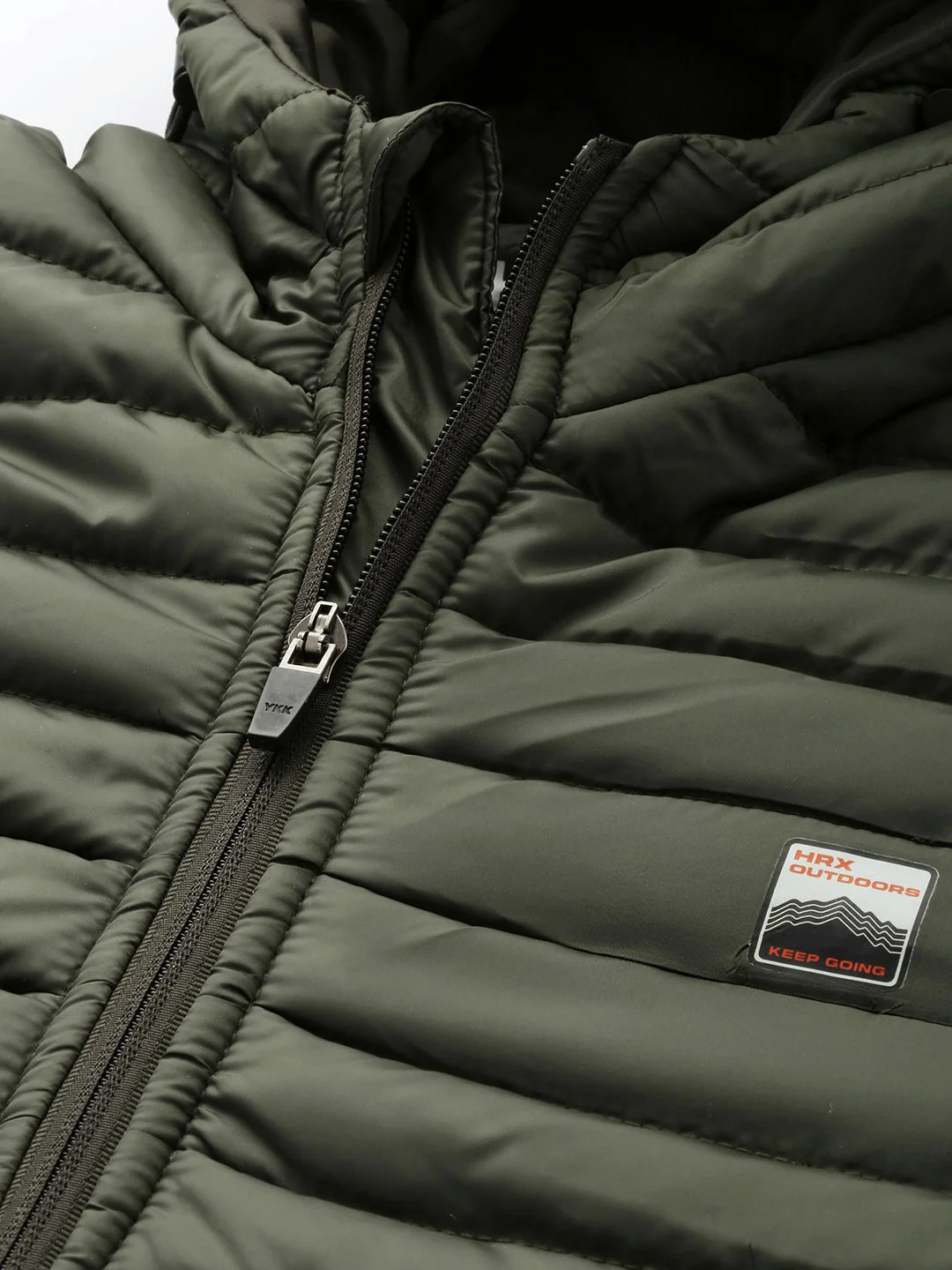 HRX by Hrithik Roshan Nature Therapy Rapid-Dry Antimicrobial Detachable Hood Padded Jacket - Image 2