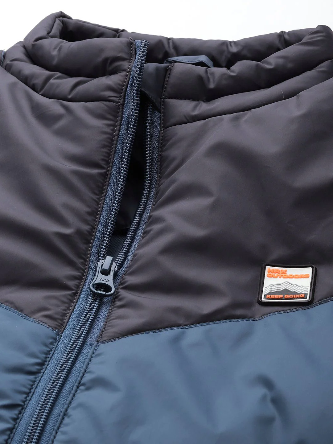 HRX by Hrithik Roshan Naturetherapy Rapid Dry Colourblocked Outdoor Padded Jacket - Image 2