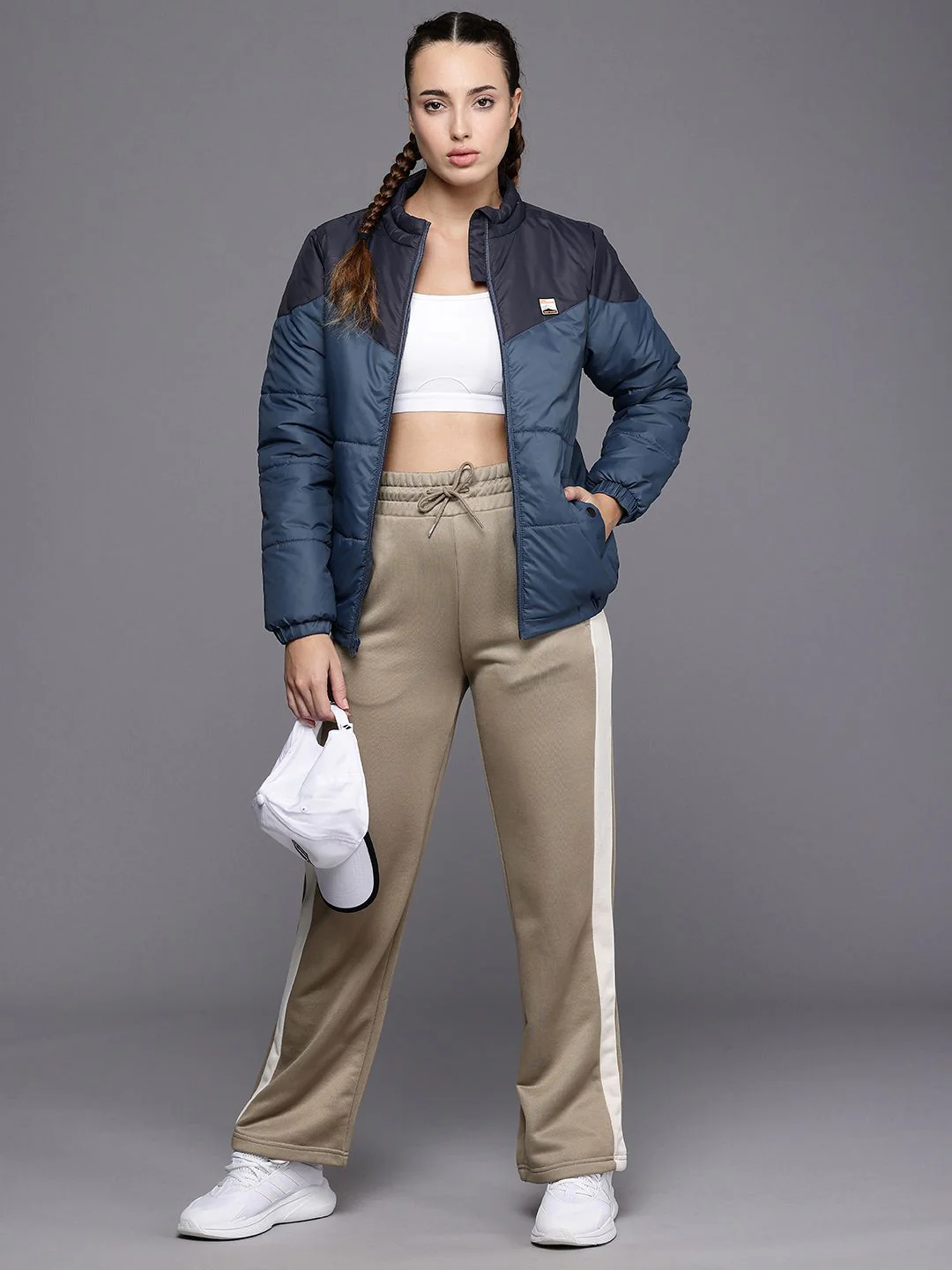 HRX by Hrithik Roshan Naturetherapy Rapid Dry Colourblocked Outdoor Padded Jacket - Image 4