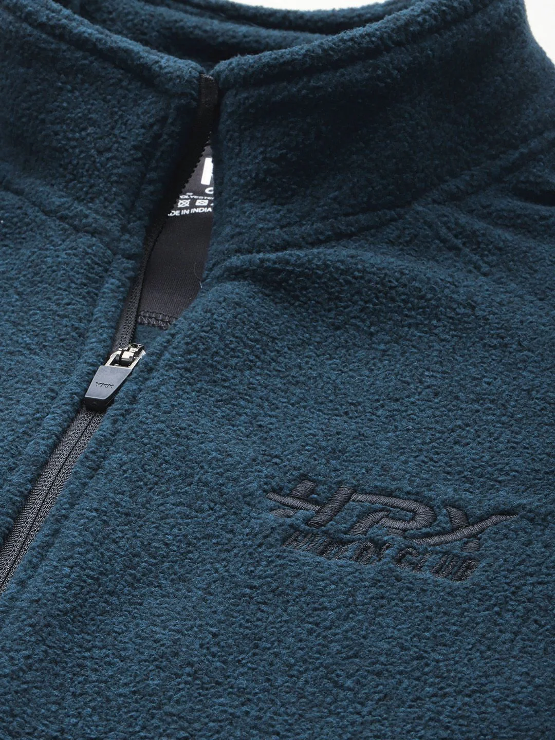 HRX by Hrithik Roshan Open Front Fleece Sweatshirt - Image 2