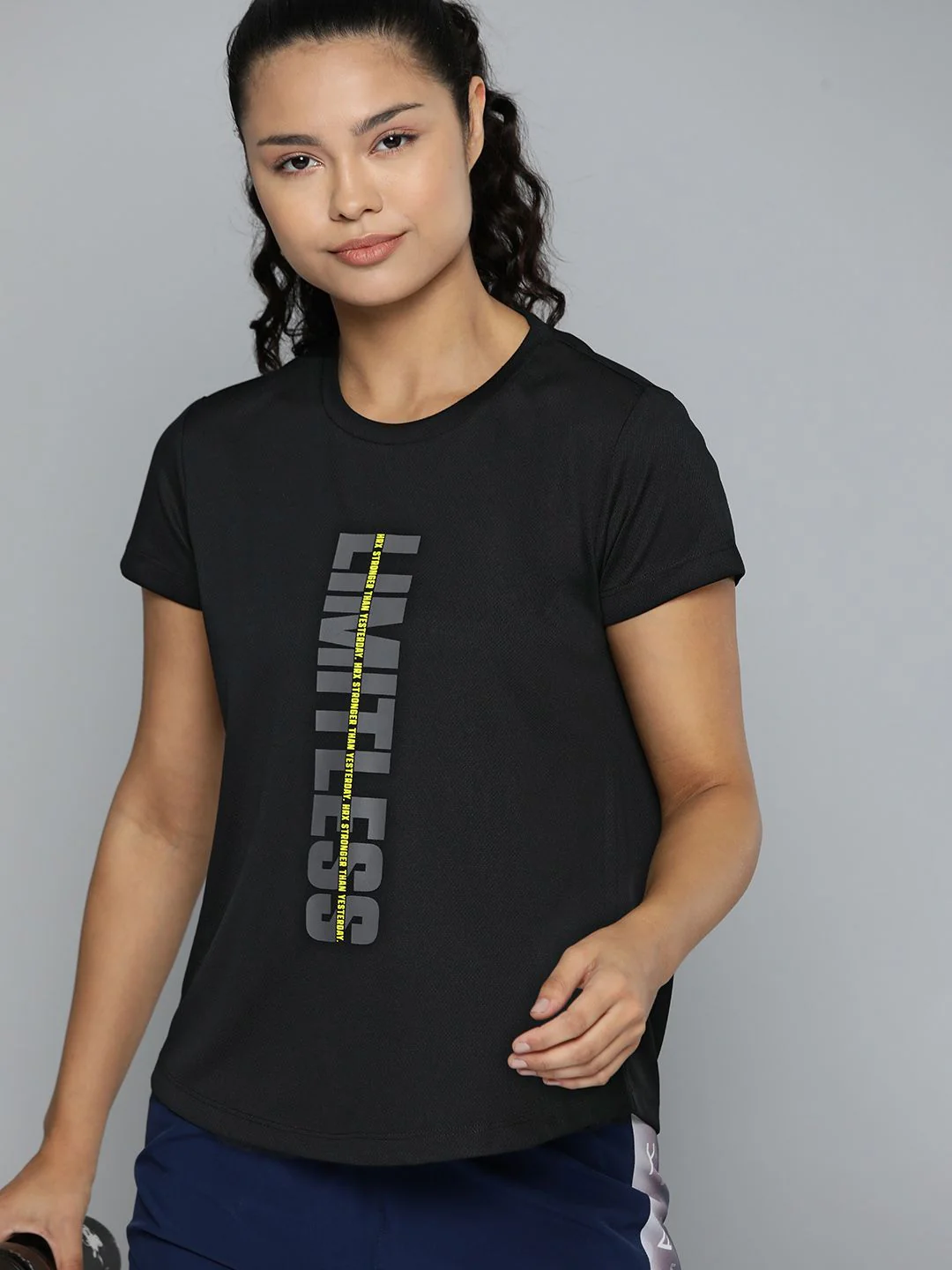 HRX by Hrithik Roshan Printed Rapid-Dry Training T-shirt