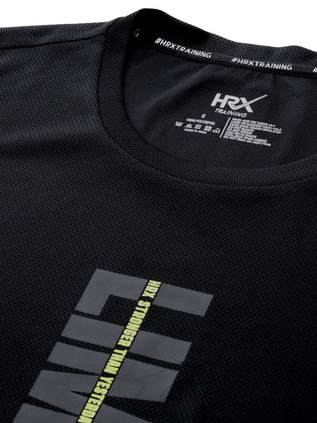 HRX by Hrithik Roshan Printed Rapid-Dry Training T-shirt - Image 2