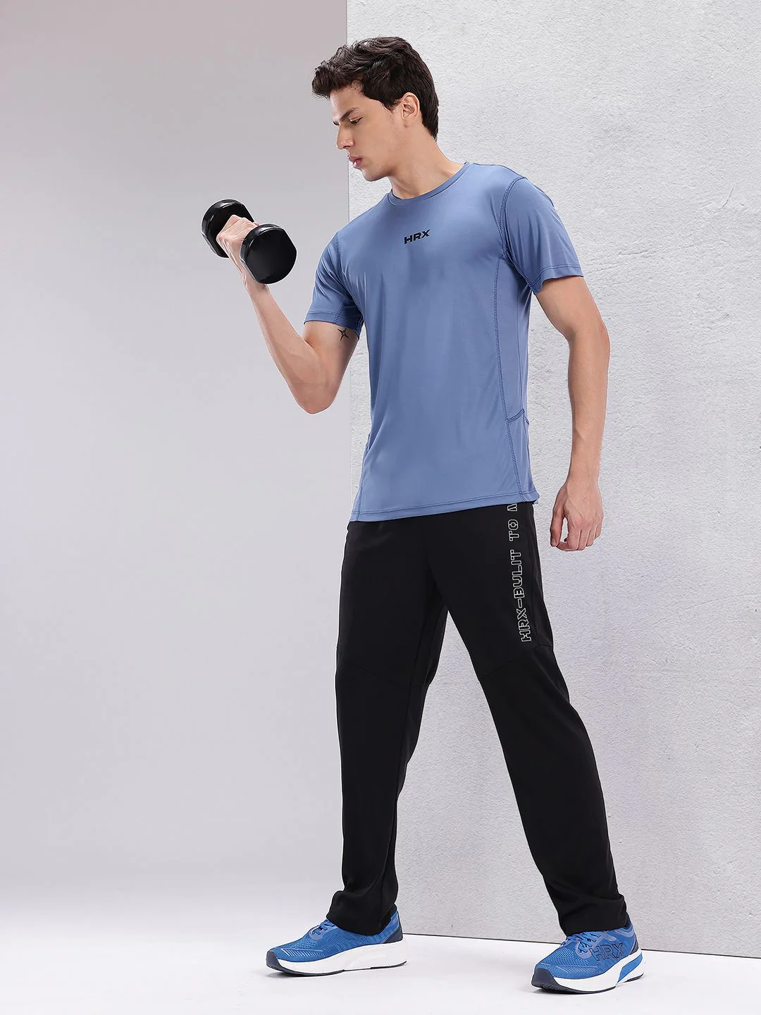 HRX by Hrithik Roshan Printed Rapid-Dry Training T-shirt - Image 6