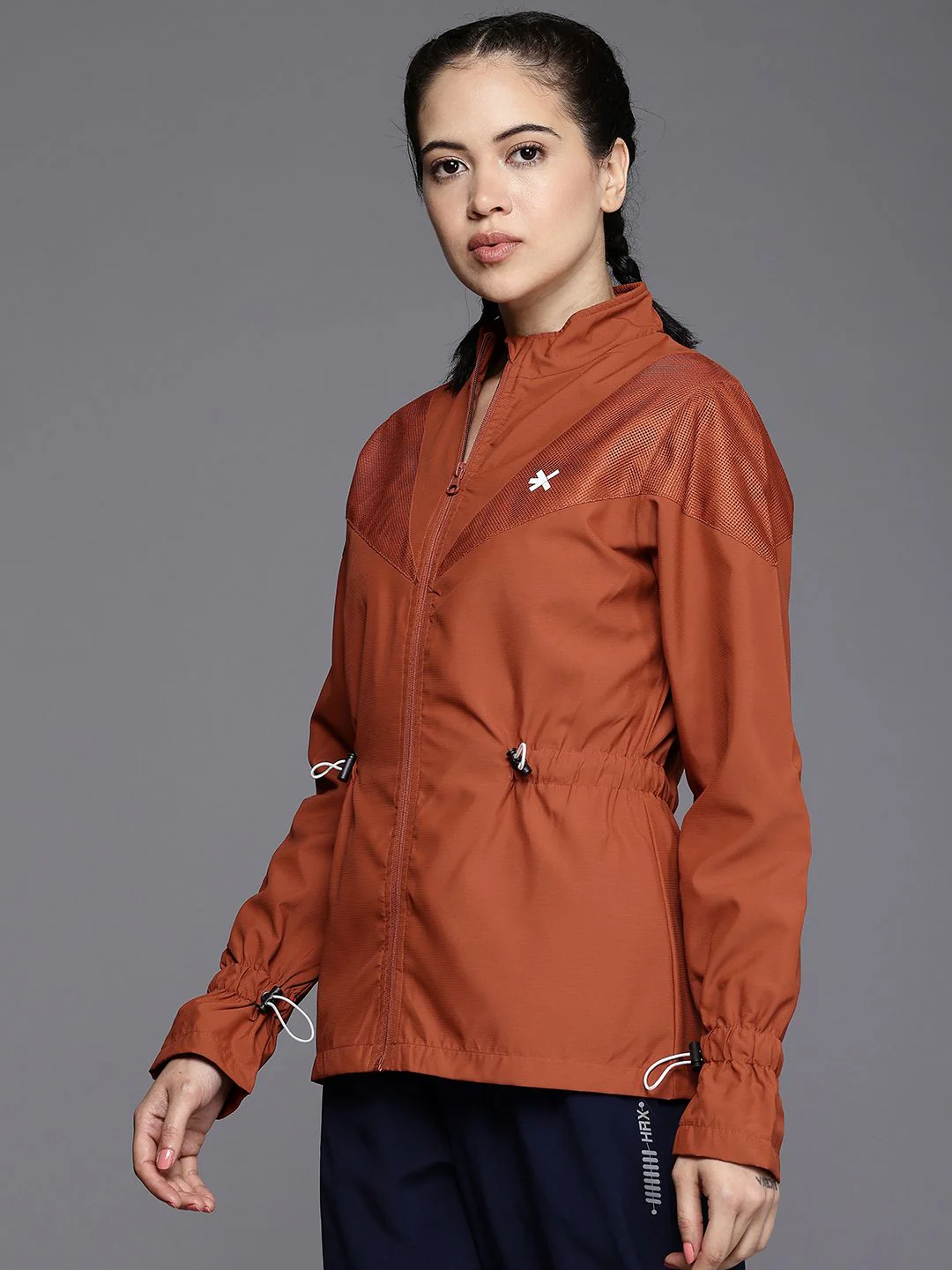 HRX by Hrithik Roshan Rapid Dry Antimicrobial Finish Training Sporty Jacket - Image 3