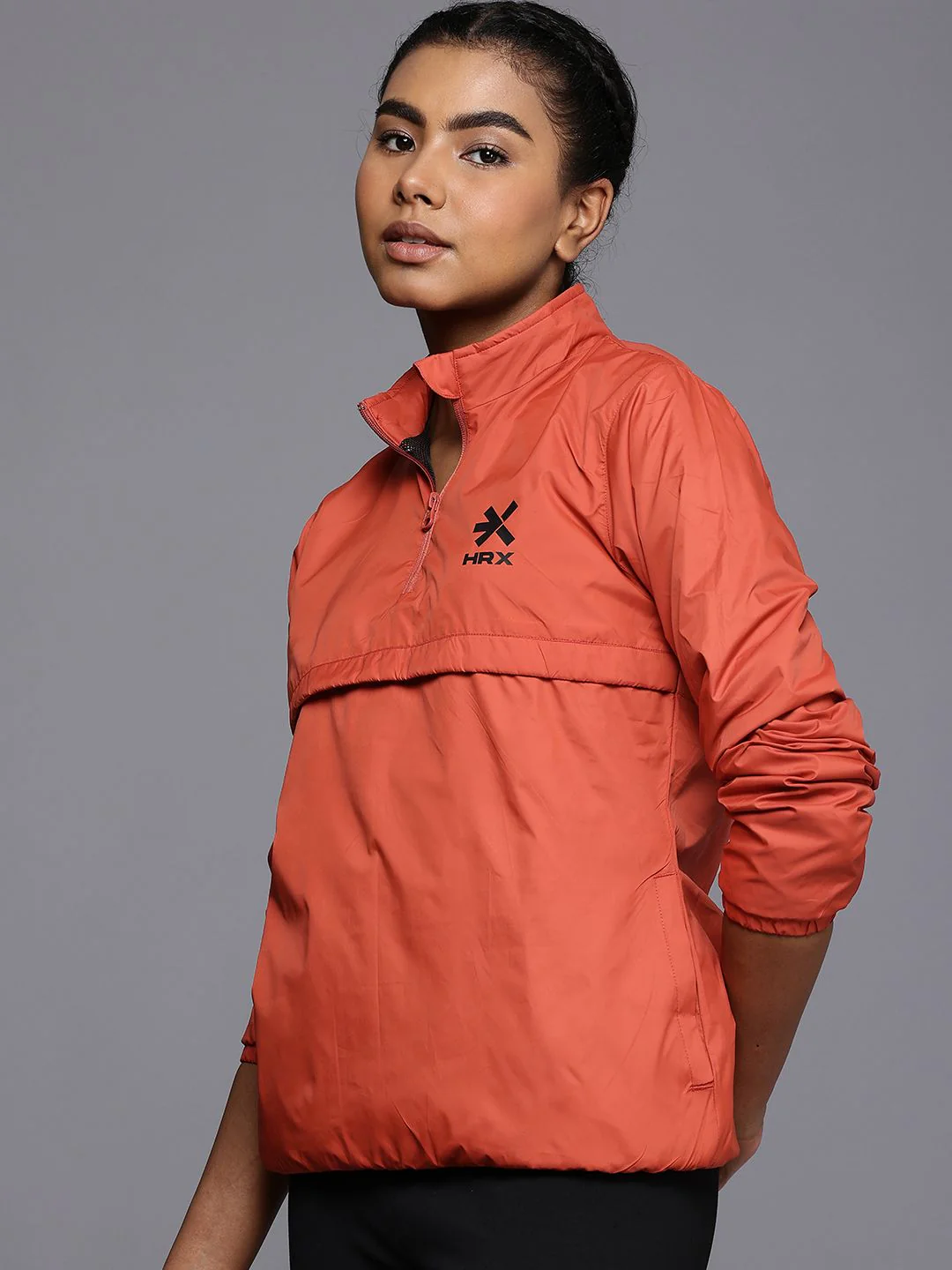HRX by Hrithik Roshan Rapid-Dry Antimicrobial Finish Training Sporty Jacket - Image 3