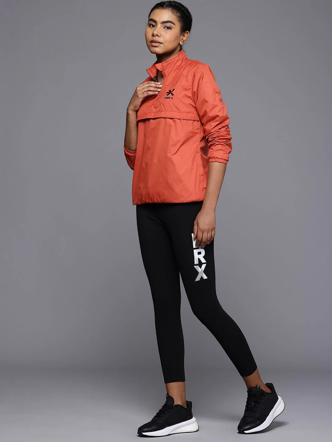 HRX by Hrithik Roshan Rapid-Dry Antimicrobial Finish Training Sporty Jacket - Image 4