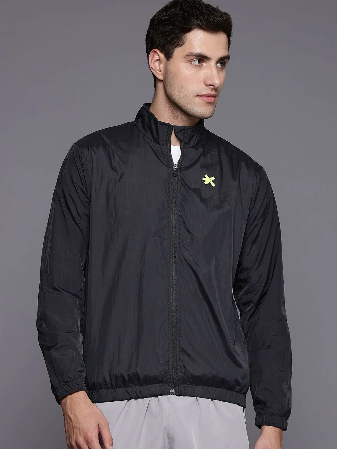 HRX by Hrithik Roshan Rapid-Dry Brand Logo Running Jacket - Image 3