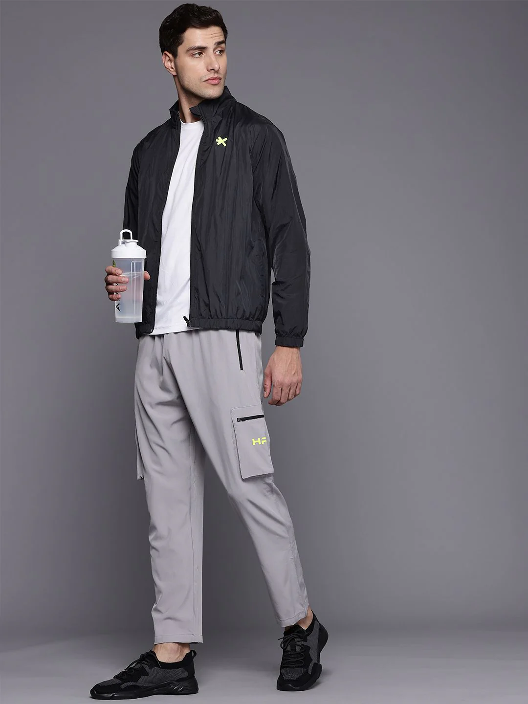 HRX by Hrithik Roshan Rapid-Dry Brand Logo Running Jacket - Image 4
