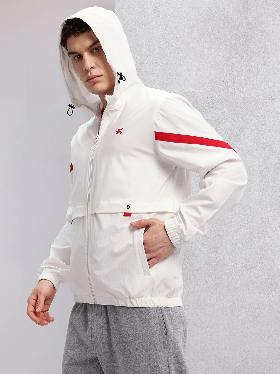 HRX by Hrithik Roshan Rapid-Dry Hooded Lifestyle Sporty Jacket - Image 5