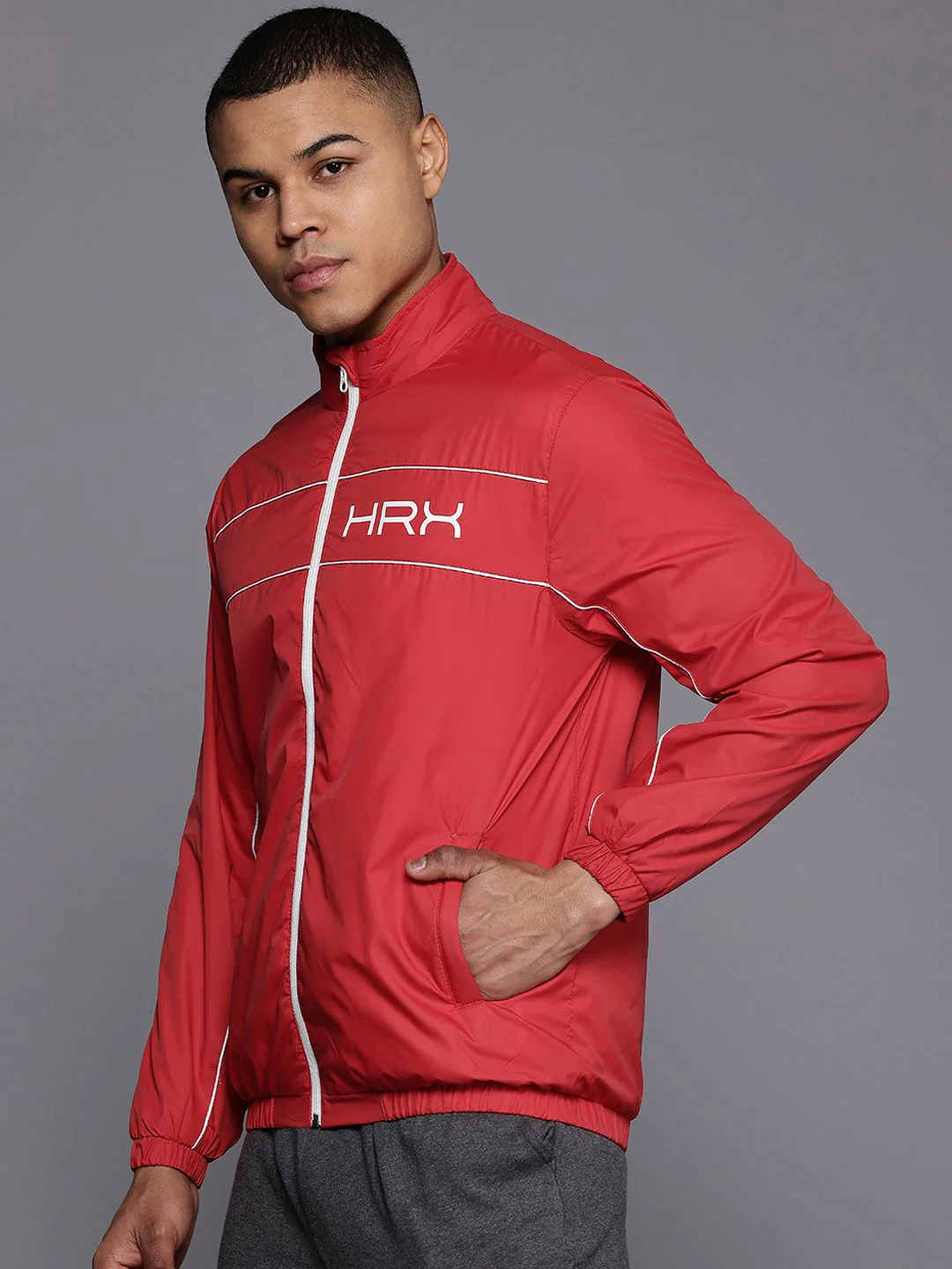 HRX by Hrithik Roshan Rapid-Dry Lifestyle Tailored Jacket - Image 3