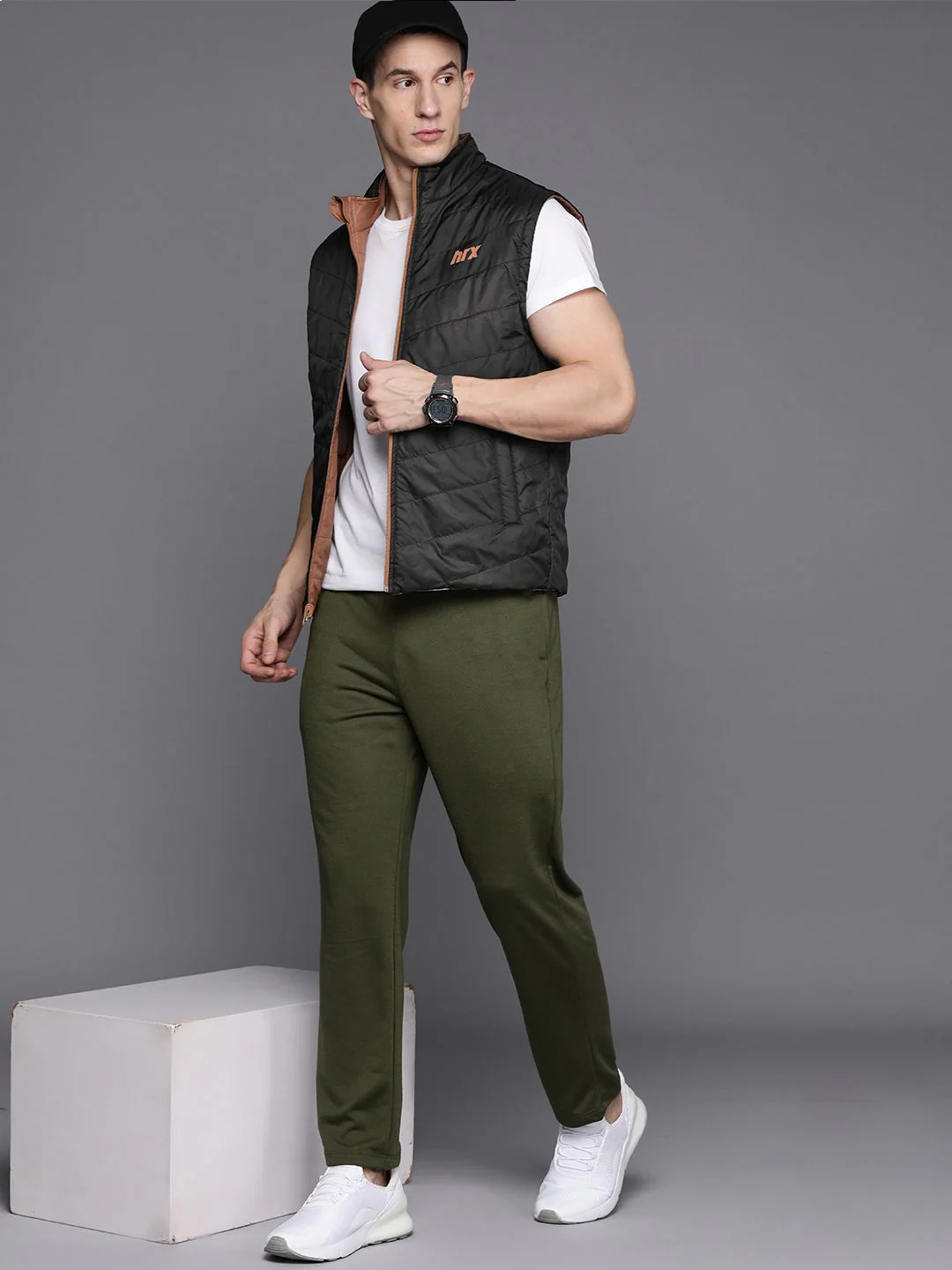 HRX by Hrithik Roshan Rapid-Dry Reversible Outdoor Jacket