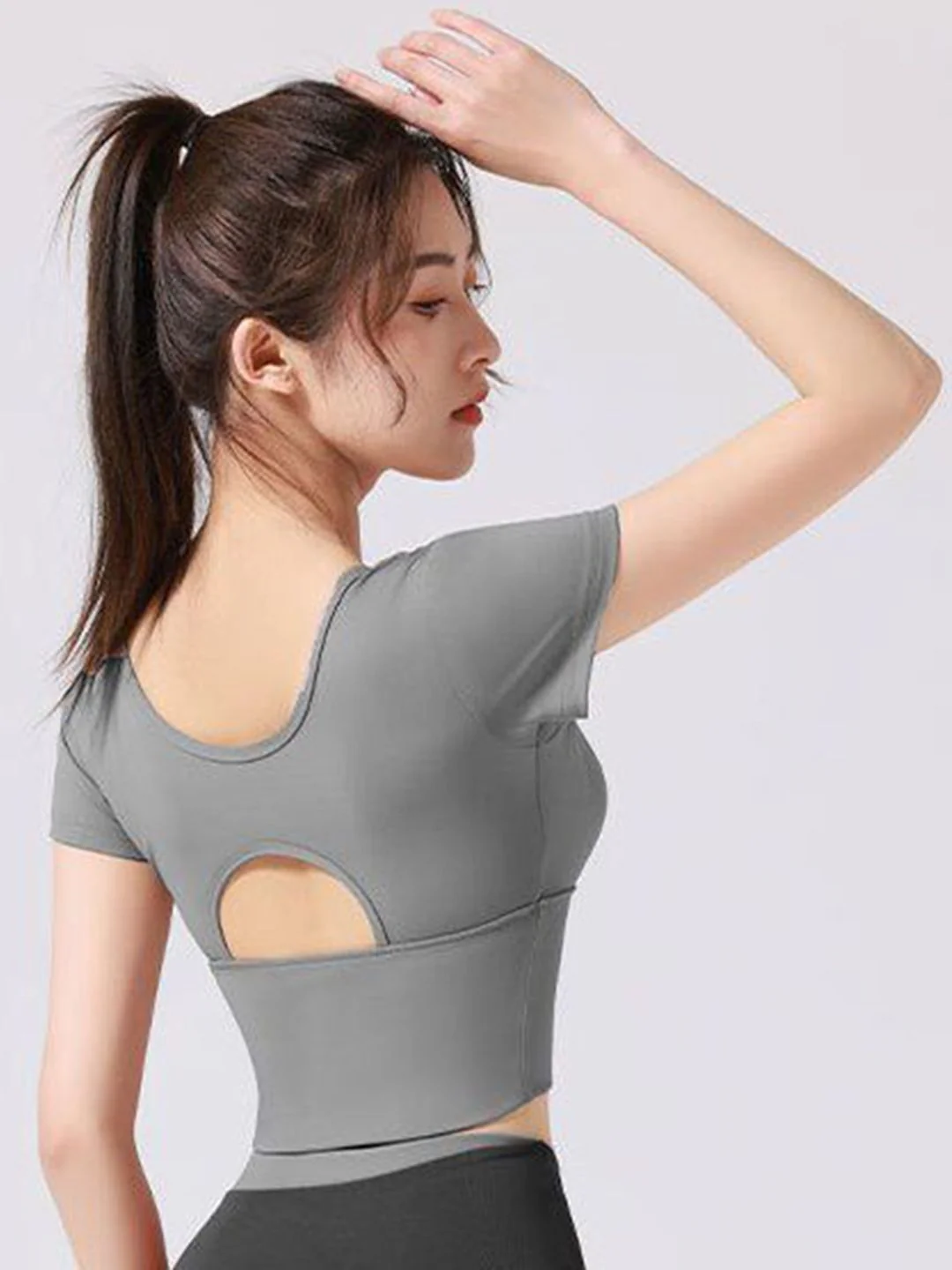 HRX by Hrithik Roshan Round Neck T-Shirt With Leggings Co-Ords - Image 2
