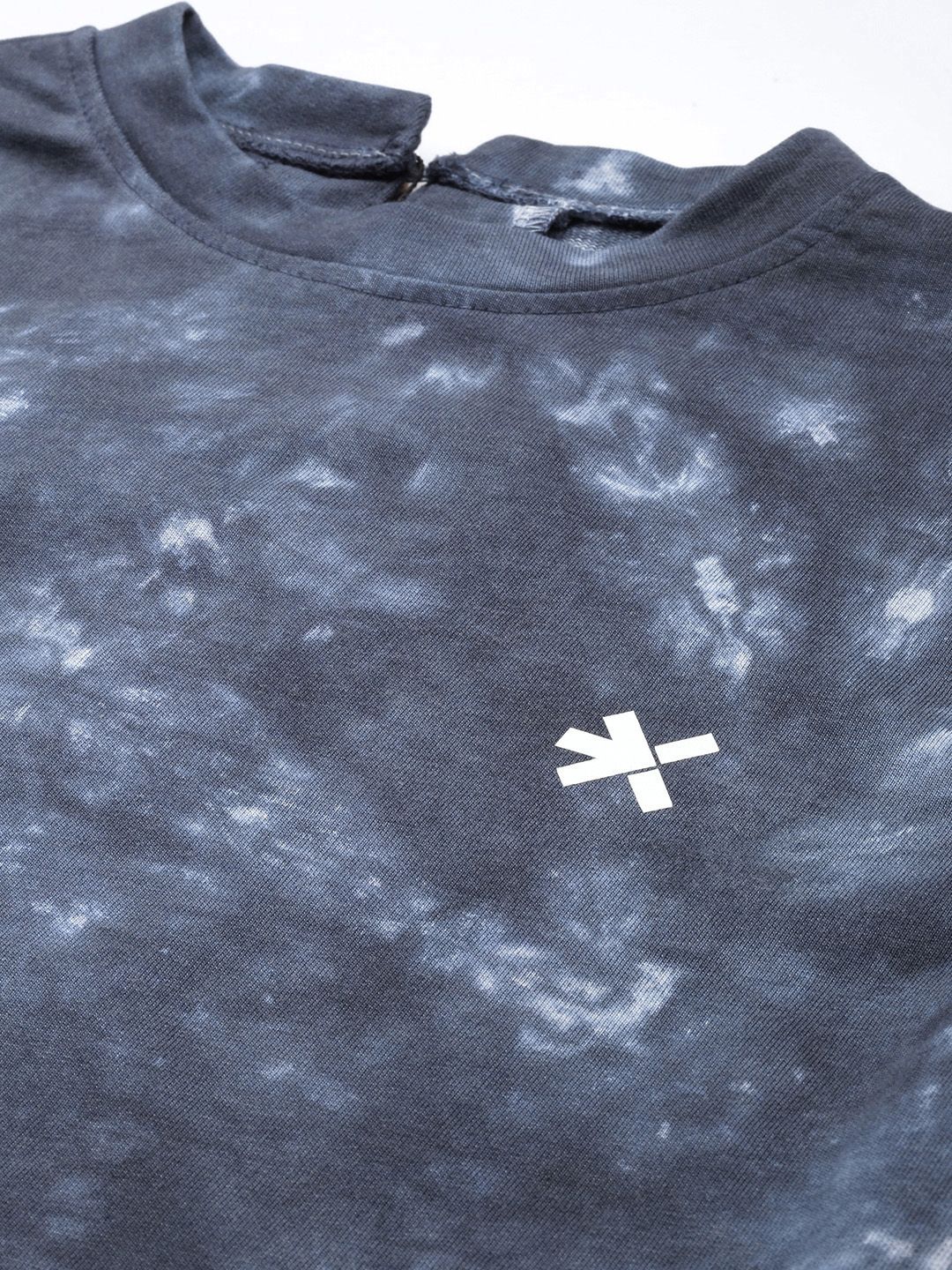 HRX by Hrithik Roshan Tie & Dye Printed Sweatshirt & Joggers - Image 2