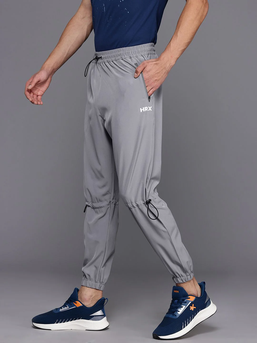 HRX by Hrithik Roshan Toggle Detail Training Track Pants - Image 2