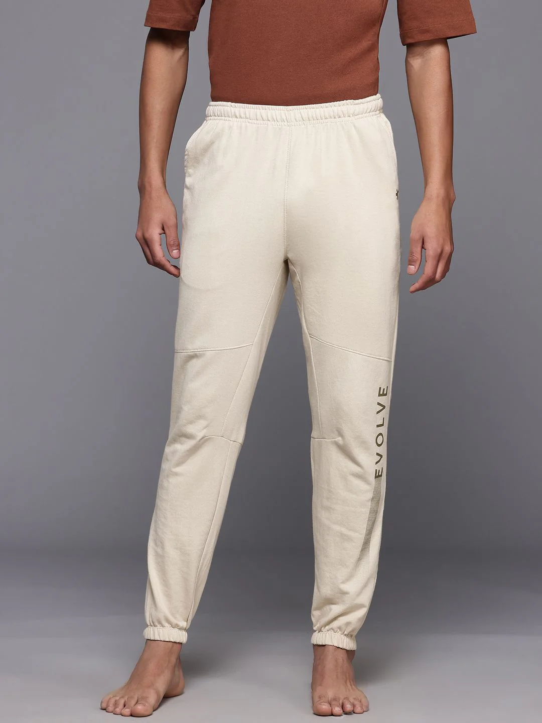 HRX by Hrithik Roshan Typography Print Yoga Joggers - Image 2