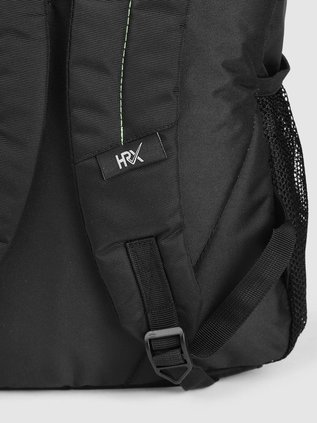 HRX by Hrithik Roshan Unisex Black Solid Lifestyle Backpack 23L - Image 7