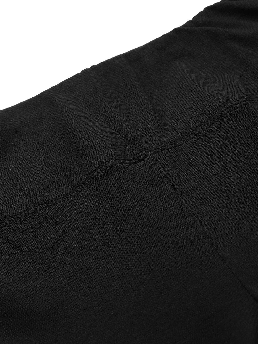 HRX by Hrithik Roshan Women Brand Logo Print Detail Three-Fourth Lifestyle Tights - Image 4