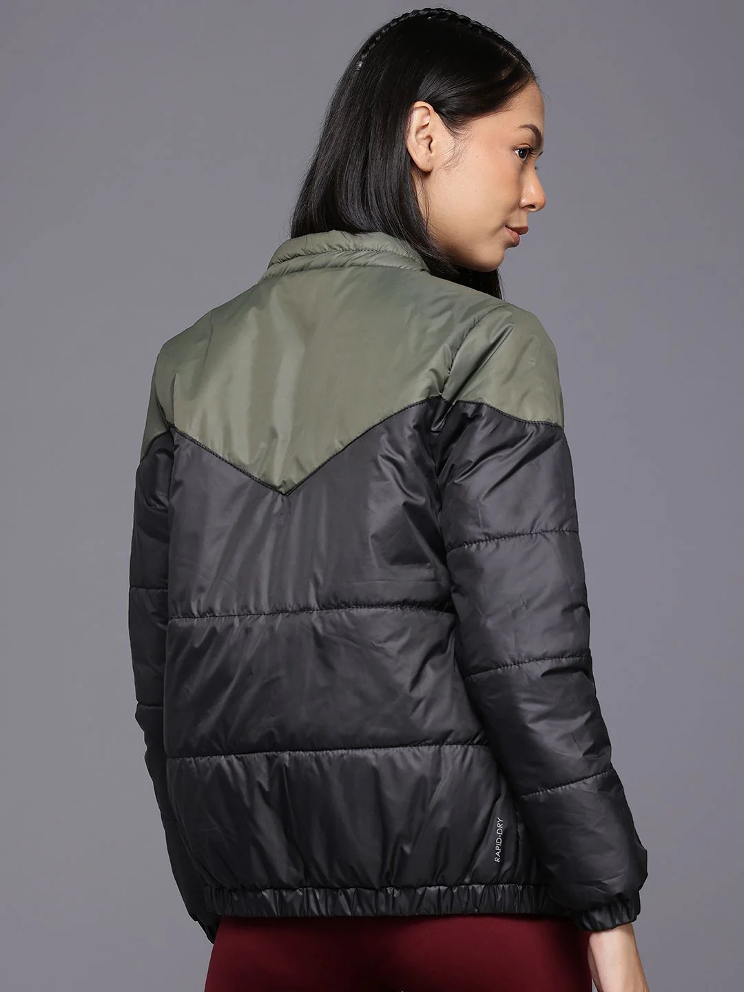 HRX by Hrithik Roshan Women Colourblocked Outdoor Padded Jacket - Image 5