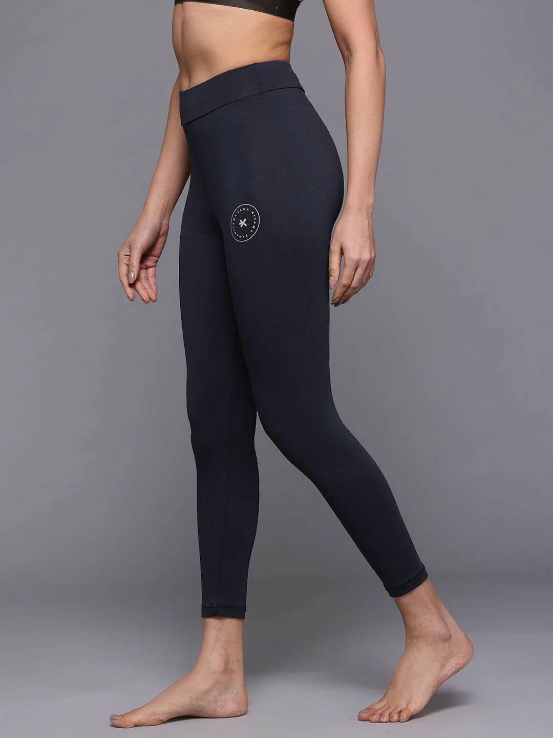 HRX by Hrithik Roshan Women Cropped Yoga Tights - Image 3