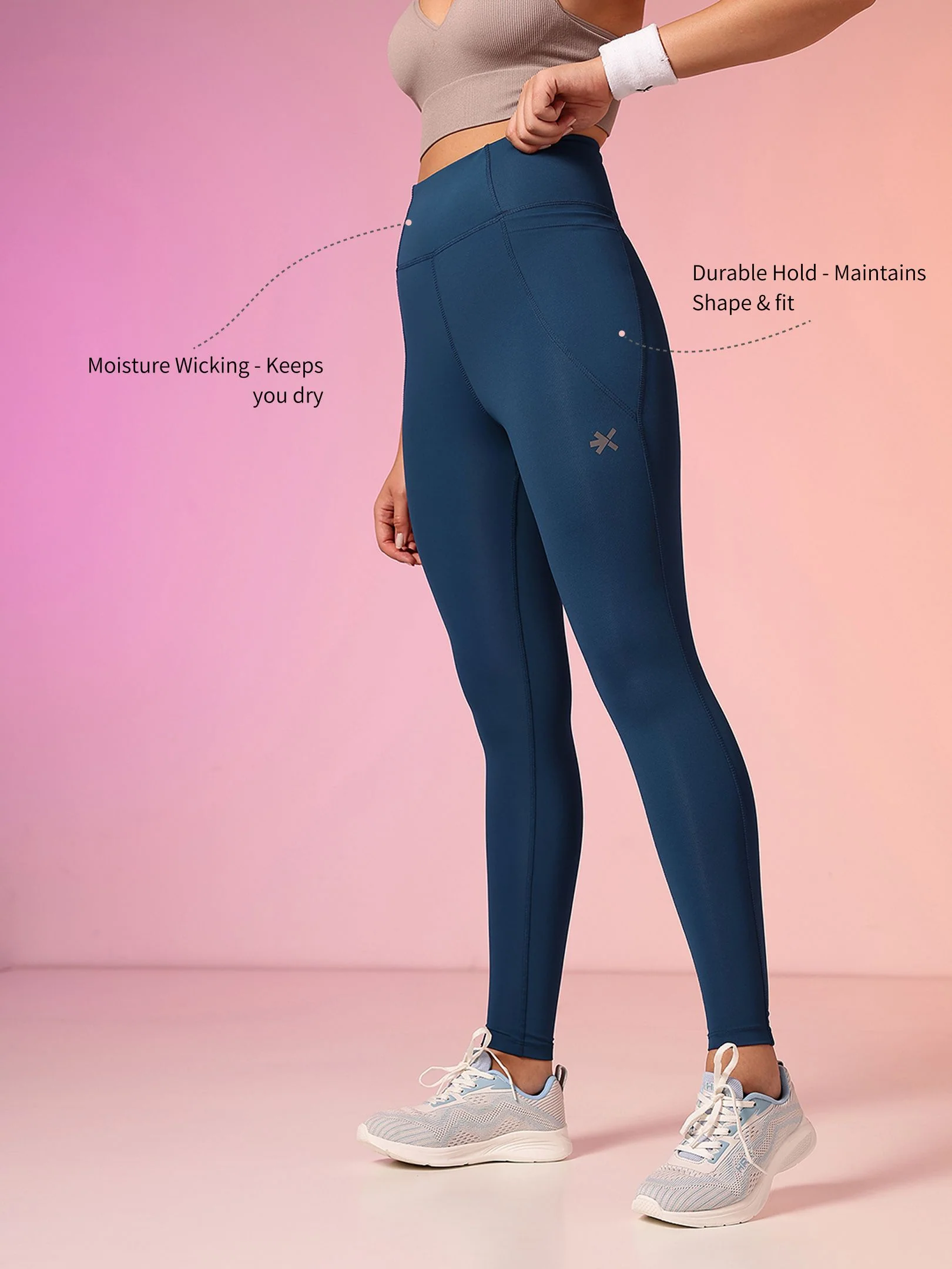 HRX by Hrithik Roshan Women High-Rise Hi-Sculpt Training Tights - Image 3