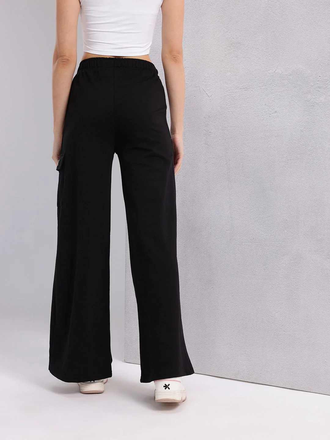 HRX by Hrithik Roshan  Women Lifestyle Side Stripe Cargo Track Pants - Image 5