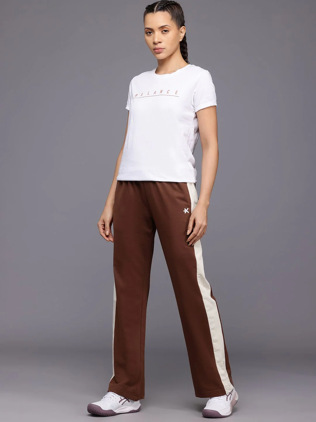 HRX by Hrithik Roshan Women Lifestyle Track Pants with Striped-Detail - Image 5