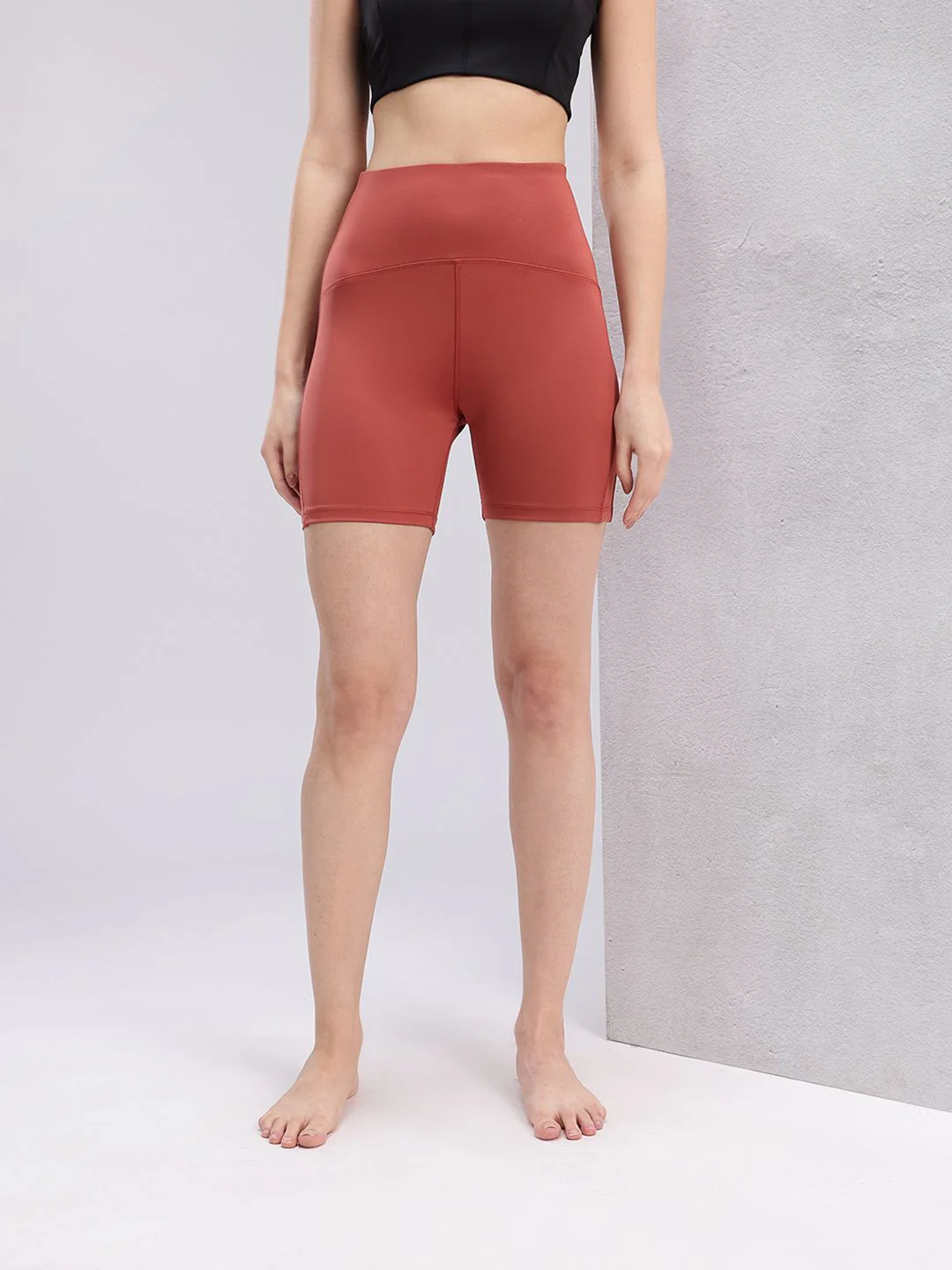 HRX by Hrithik Roshan Women Mid-Rise Rapid-Dry Yoga Shorts - Image 3