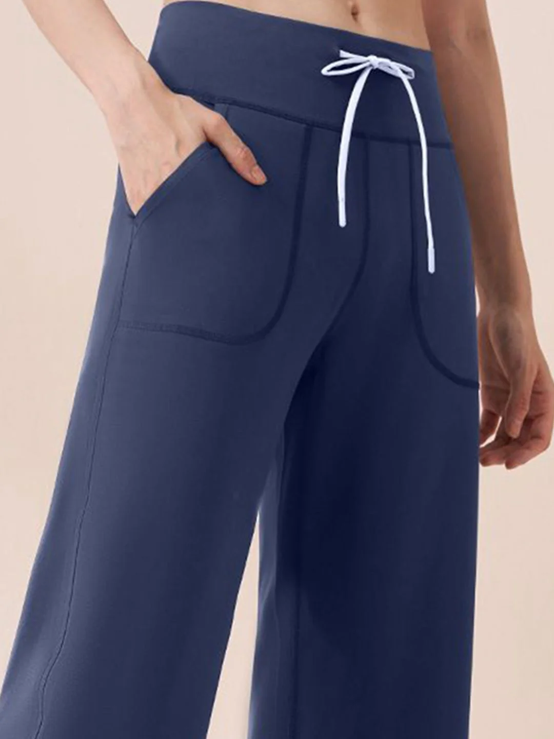 HRX by Hrithik Roshan Women Mid Rise Regular Fit Regular Trousers - Image 4