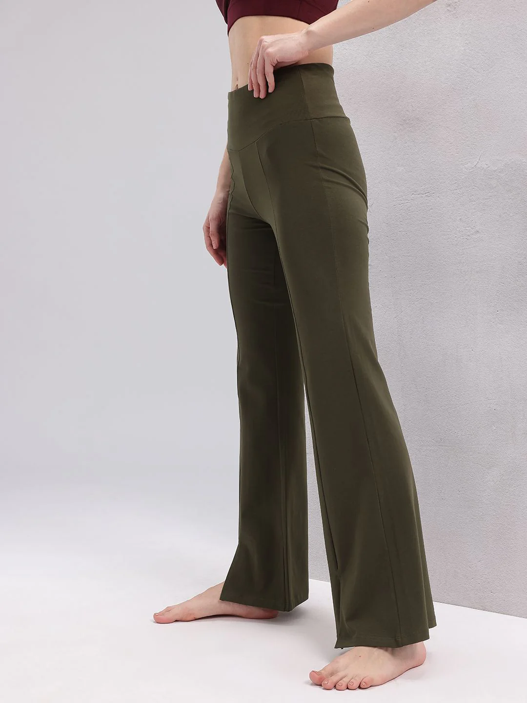 HRX by Hrithik Roshan Women Mid-Rise Skinny Fit Yoga Tights - Image 3