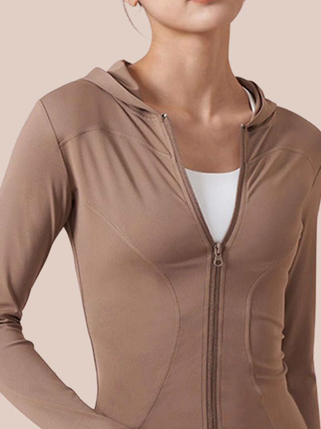 HRX by Hrithik Roshan Women Outdoor Rapid-Dry Hooded Tailored Crop Jacket - Image 2