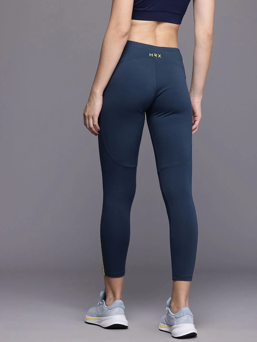 HRX by Hrithik Roshan Women Rapid Dry High Rise Slim Fit Cropped Training Tights - Image 3