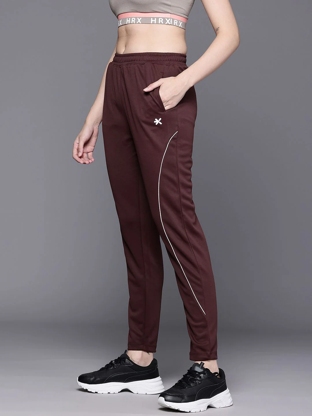 HRX by Hrithik Roshan Women Rapid-Dry Training Track Pants - Image 2