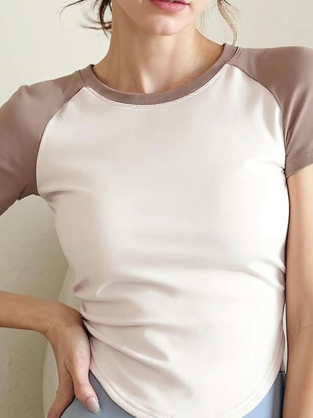 HRX by Hrithik Roshan Women Solid Round Neck Top - Image 2