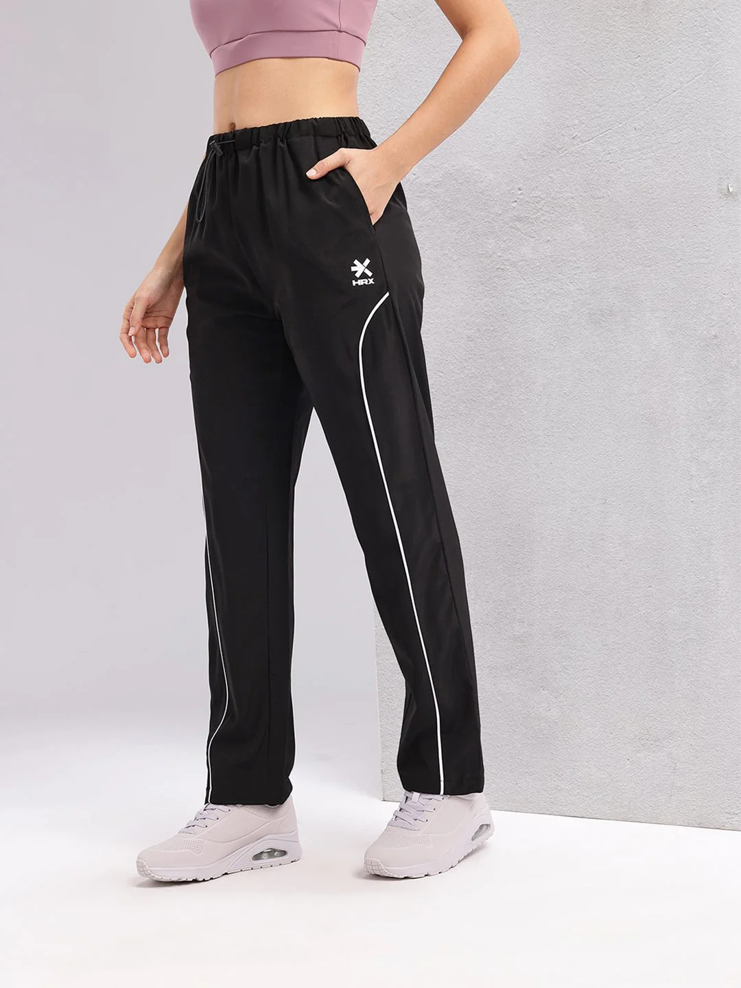 HRX by Hrithik Roshan Women Toggle Hem Lifestyle Track Pants - Image 3