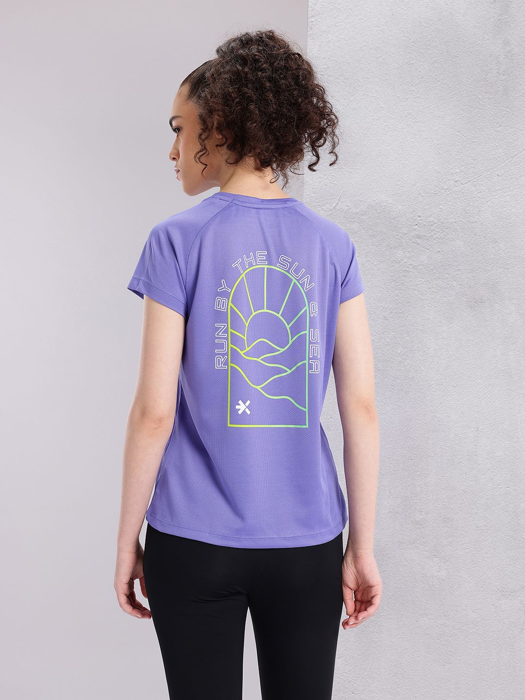 HRX by Hrithik Roshan Women Typography Printed Rapid-Dry Running T-shirt - Image 4