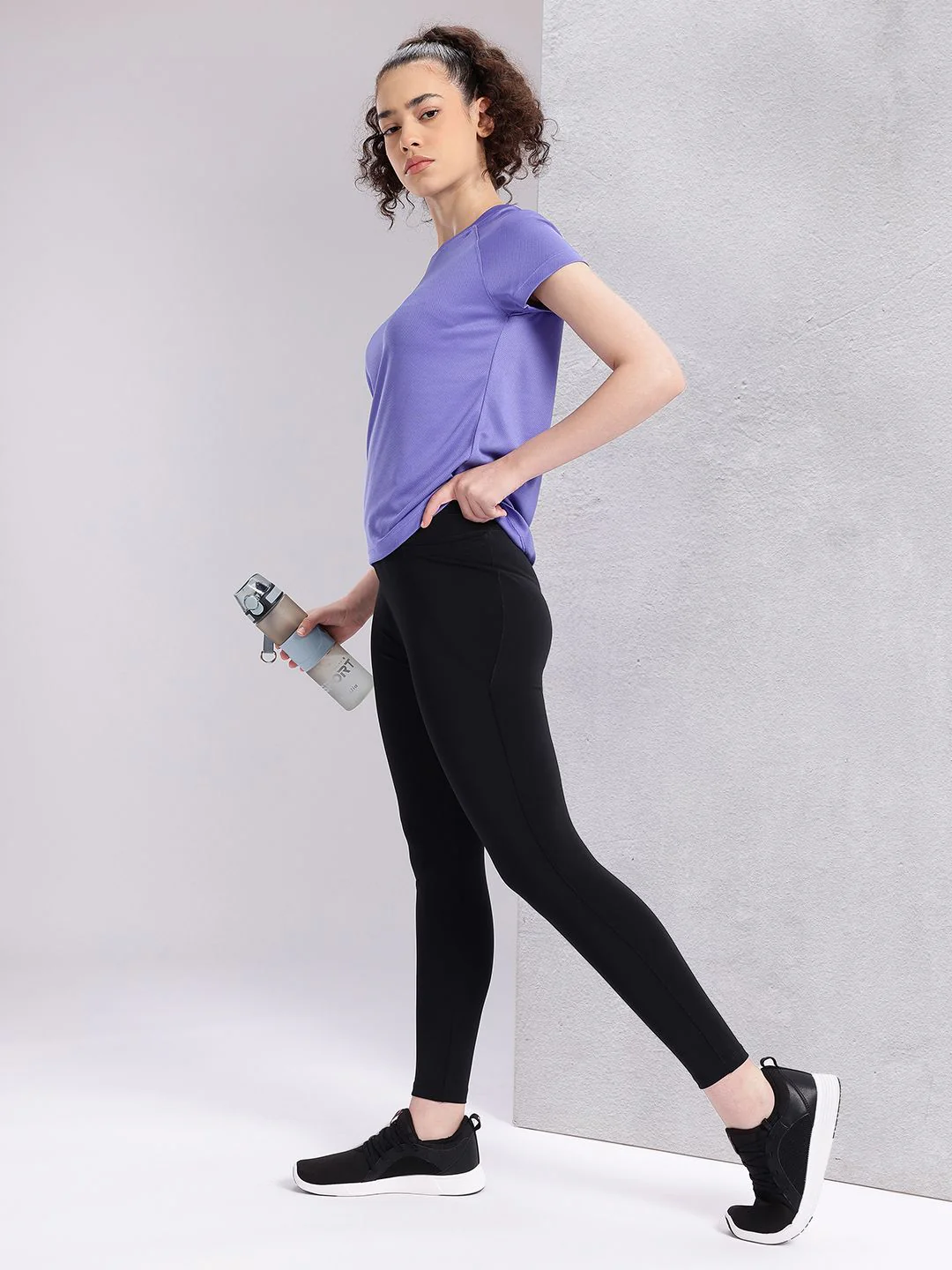 HRX by Hrithik Roshan Women Typography Printed Rapid-Dry Running T-shirt - Image 6