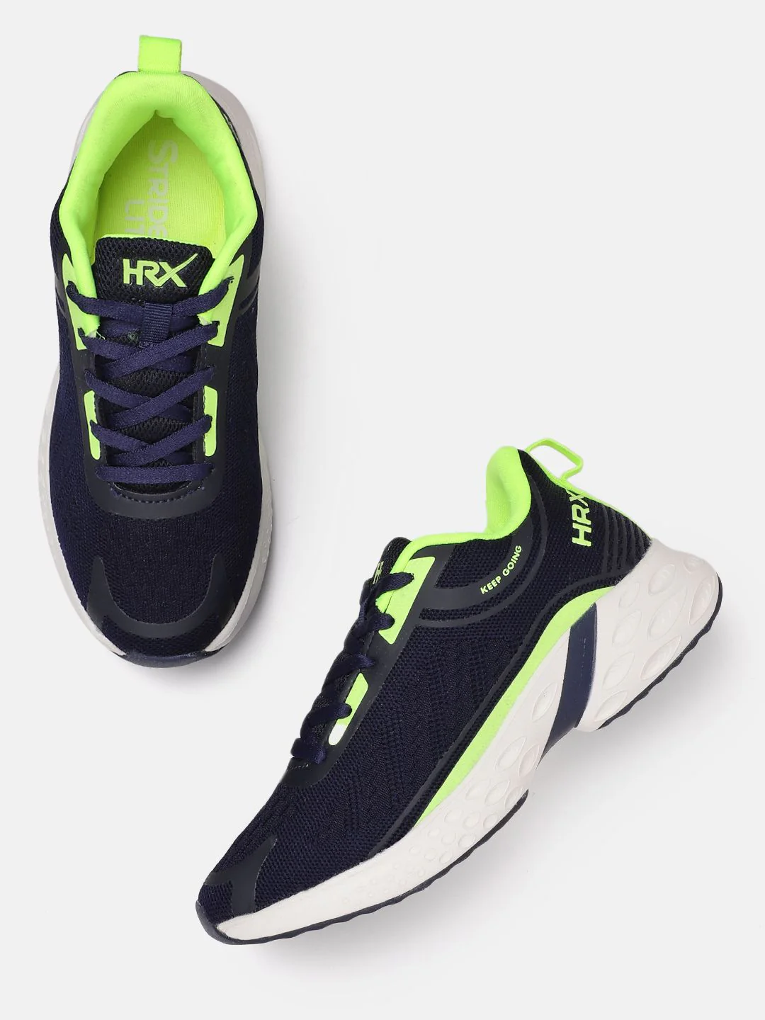 HRX by Hrithik Roshan Women Woven Design Running Shoes - Image 2