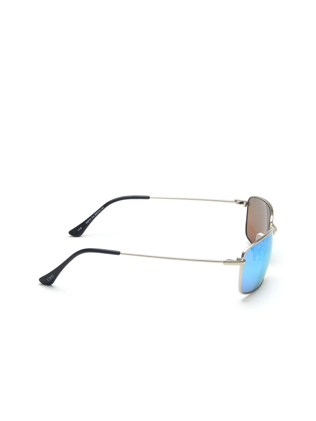 IDEE Men Blue Lens & Silver-Toned Polarised Rectangle Sunglasses IDS2610C4SG - Image 3