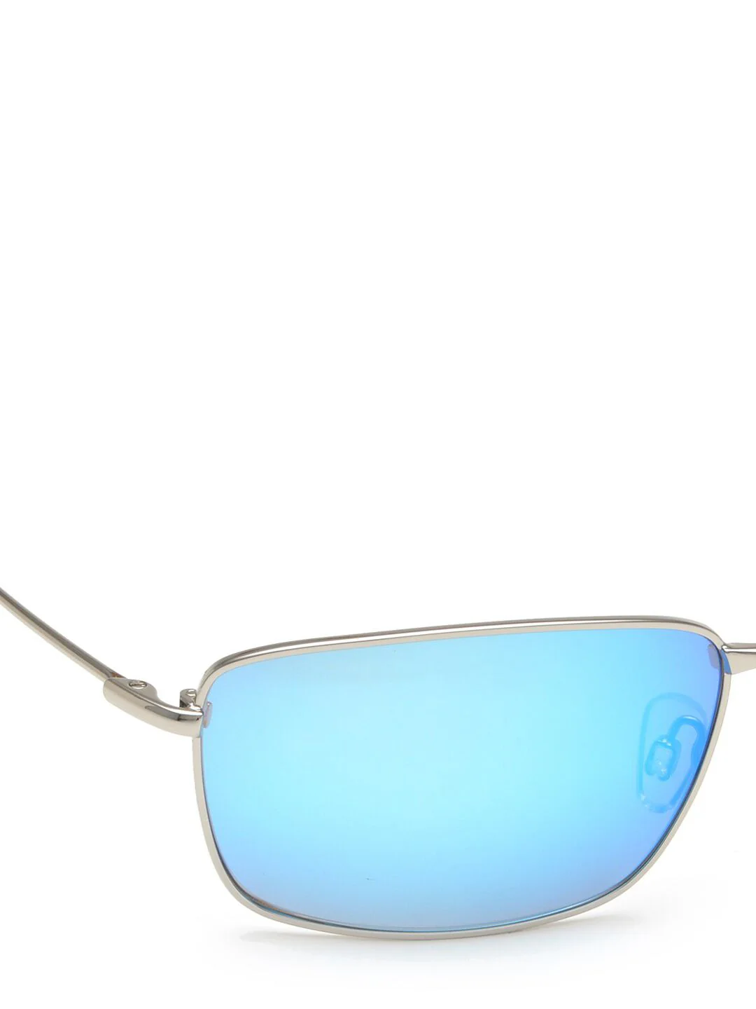 IDEE Men Blue Lens & Silver-Toned Polarised Rectangle Sunglasses IDS2610C4SG - Image 5