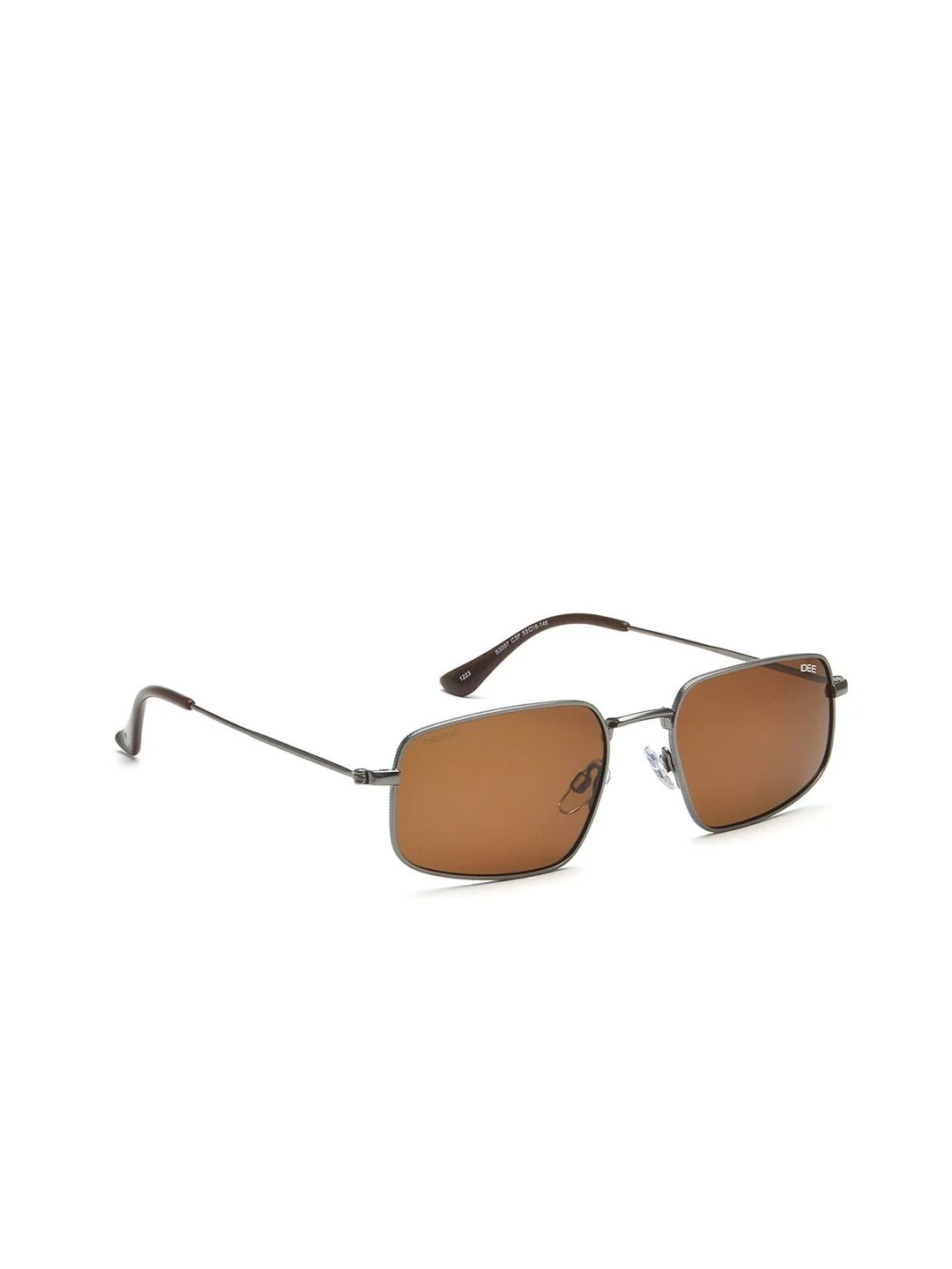 IDEE Men Rectangle Sunglasses with Polarised and UV Protected Lens IDS3097C3PSG