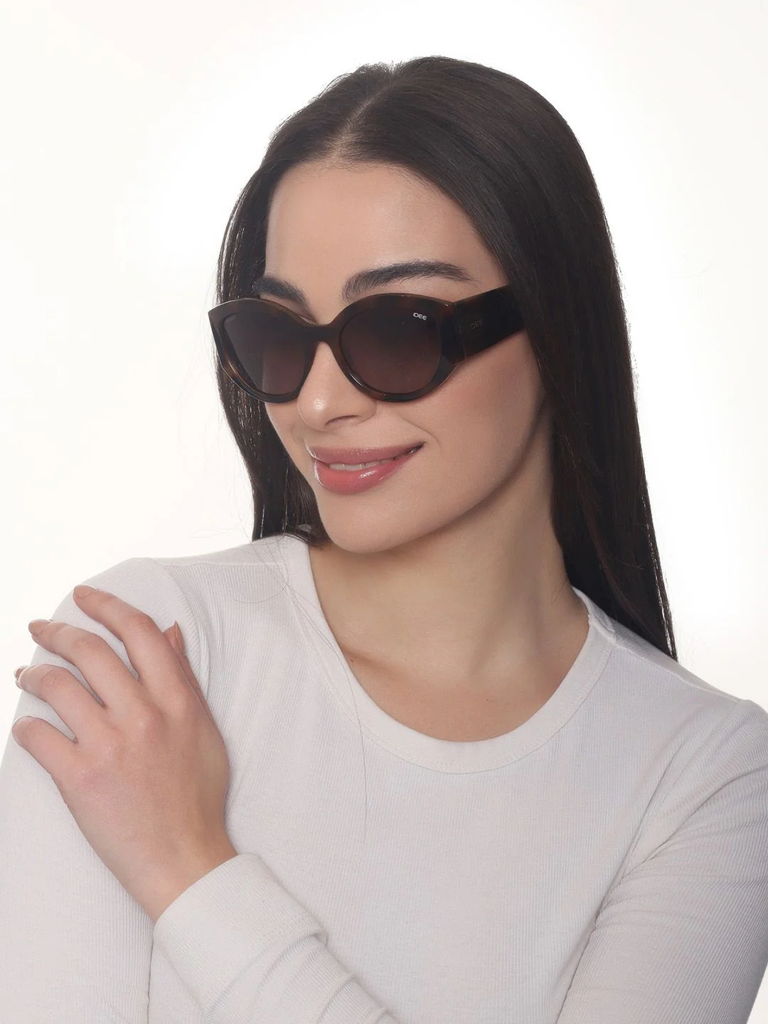 IDEE Women Brown Lens & Brown Cateye Sunglasses with UV Protected Lens - Image 7