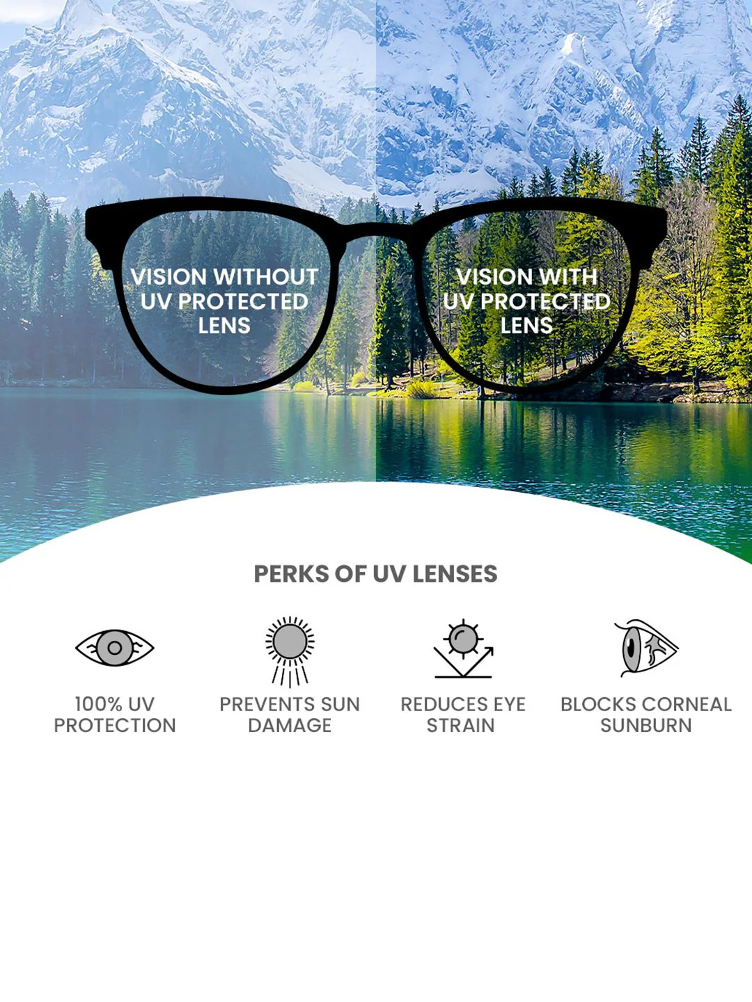 IDEE Women Cateye Sunglasses With UV Protected Lens IDS2813C1SG - Image 6