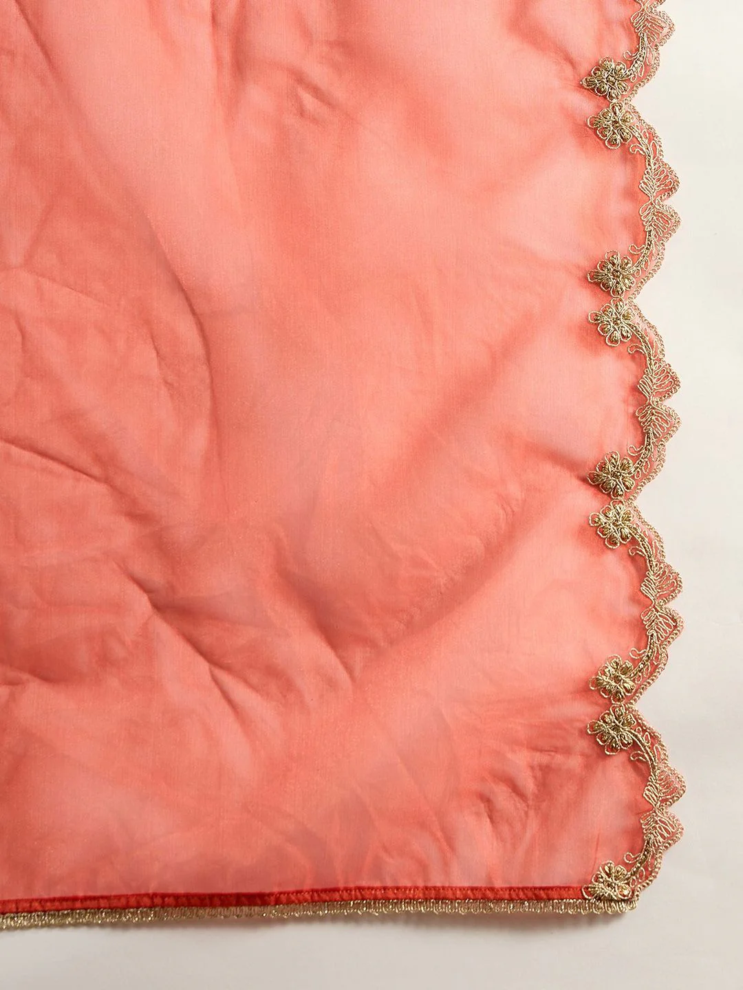 Indo Era Ethnic Motifs Embroidered Kurta With Trousers & Dupatta - Image 3