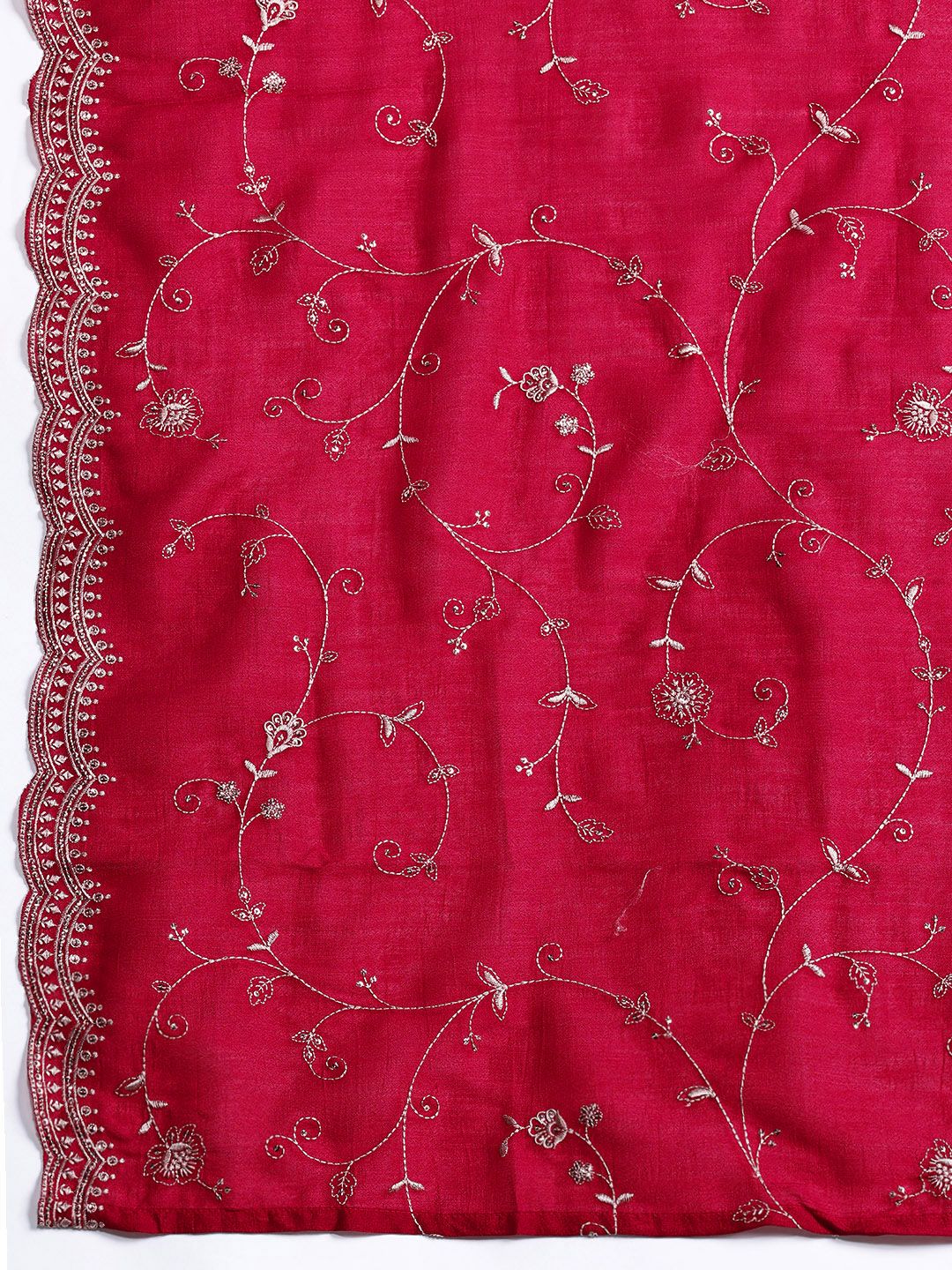 Indo Era Ethnic Motifs Embroidered Sequinned Kurta With Trousers & Dupatta - Image 5