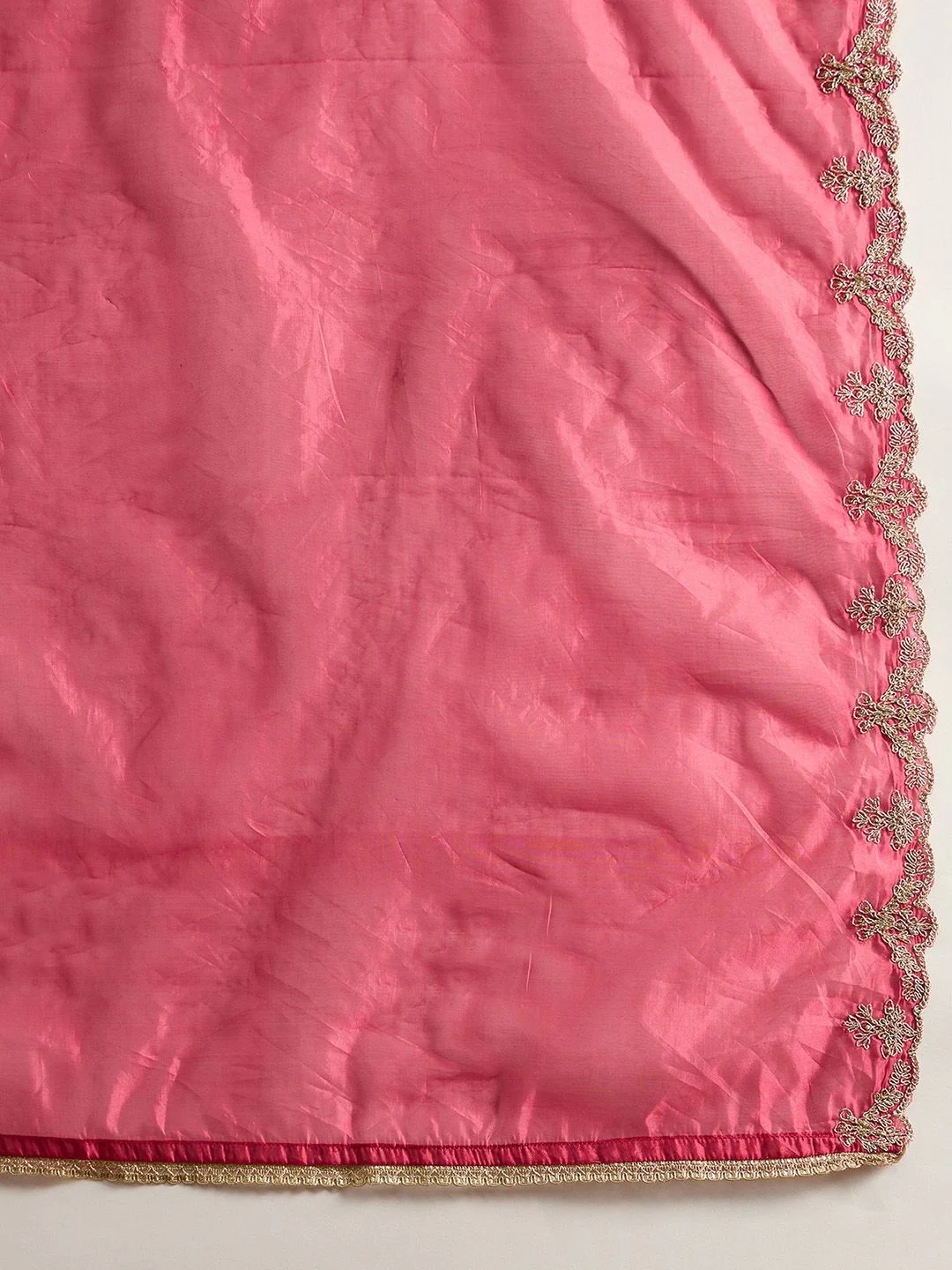 Indo Era Floral Embroidered Kurta With Trousers & Dupatta - Image 5