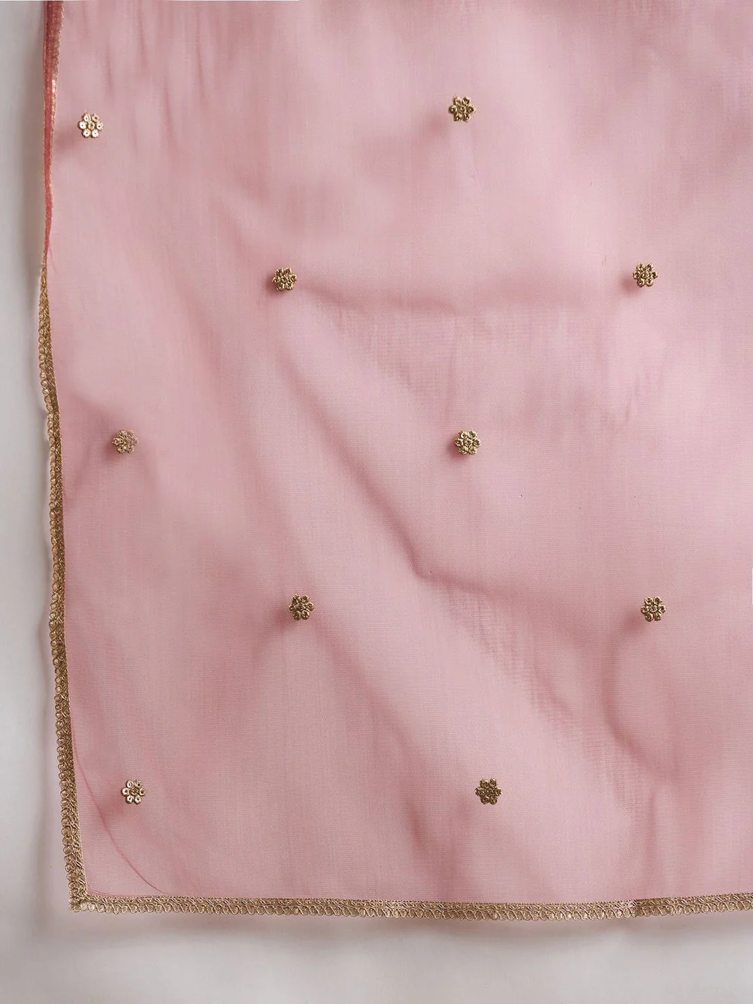 Indo Era Women Floral Embroidered Regular Kurta with Trousers & With Dupatta - Image 4