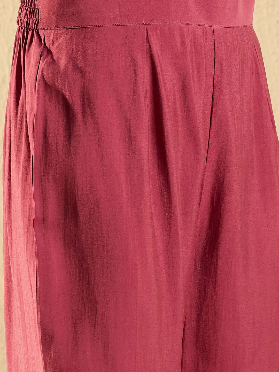 Indo Era Women Floral Yoke Design Regular Thread Work Kurta with Trousers & With Dupatta - Image 3